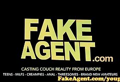 FakeAgent Sexy factory worker would love to be a model